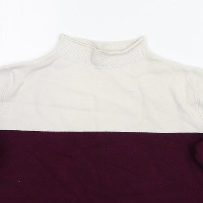 Marks and Spencer Womens White   Pullover Jumper Size 14