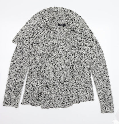 Moda Womens Grey   Cardigan Jumper Size 14