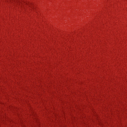 Brand and care label for ASOS women’s red jumper, size UK 12