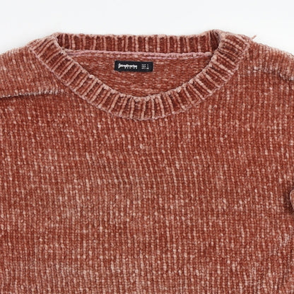 Stradivarius Womens Pink   Pullover Jumper Size L