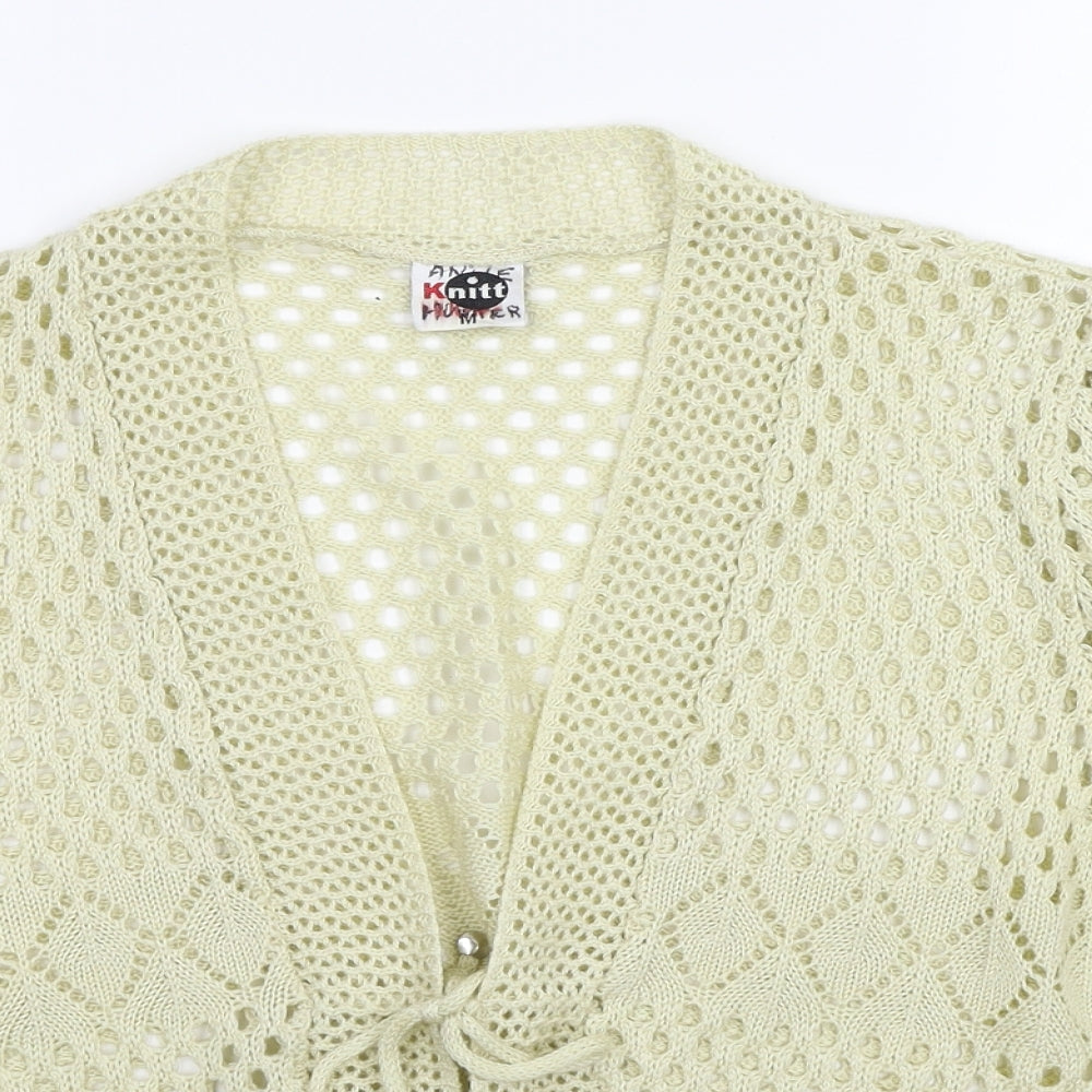 Knitt Womens Beige   Cardigan Jumper Size M