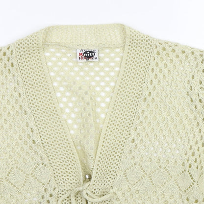 Knitt Womens Beige   Cardigan Jumper Size M
