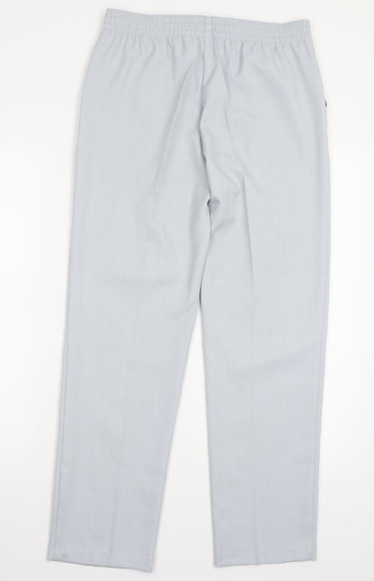Womens UK Size 10 Marks and Spencer Regular Fit  Blue Trousers