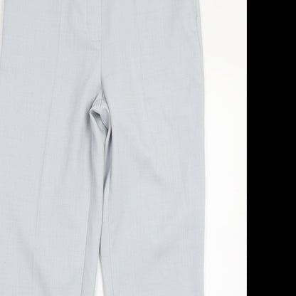 Womens UK Size 10 Marks and Spencer Regular Fit  Blue Trousers