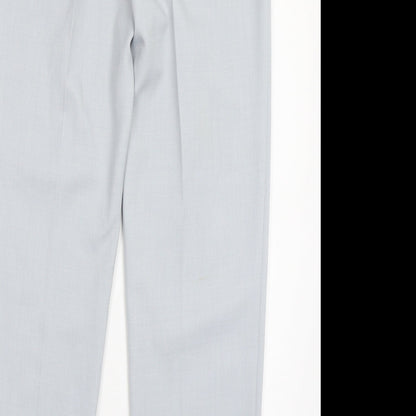 Womens UK Size 10 Marks and Spencer Regular Fit  Blue Trousers