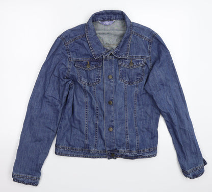 Avenue Womens Blue   Jacket Coat Size M