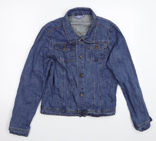 Avenue Womens Blue   Jacket Coat Size M