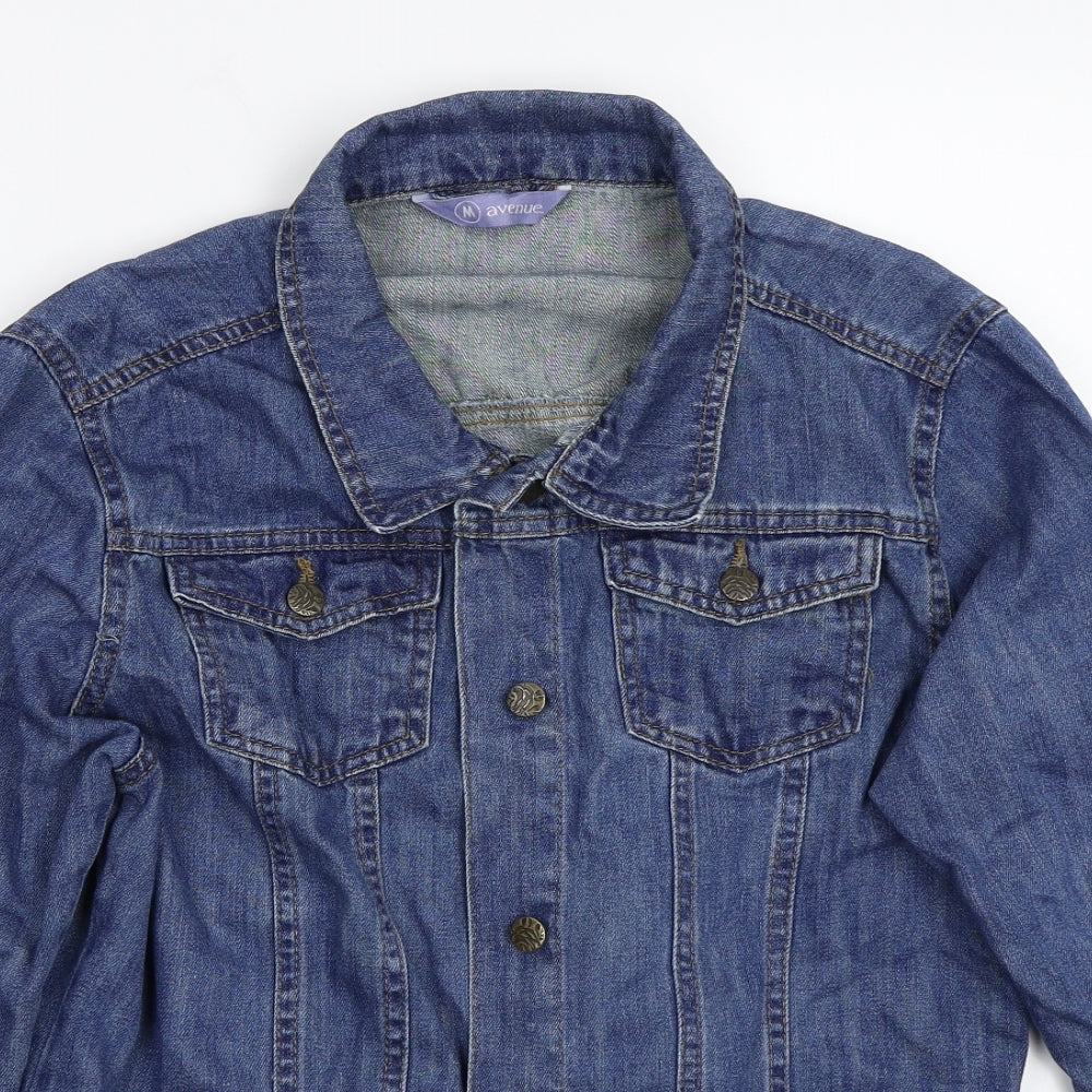 Avenue Womens Blue   Jacket Coat Size M