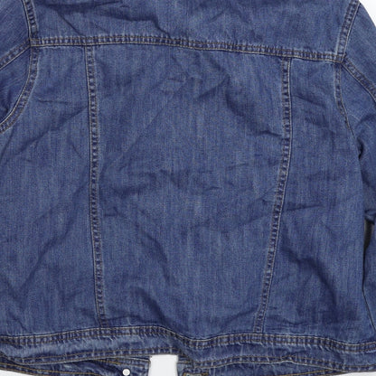 Avenue Womens Blue   Jacket Coat Size M