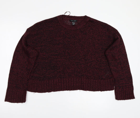 Newlook Womens Purple   Pullover Jumper Size M