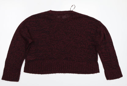 Newlook Womens Purple   Pullover Jumper Size M