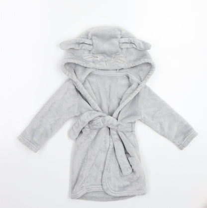 George Girls Grey   Babydoll Gown Size 9-12 Months