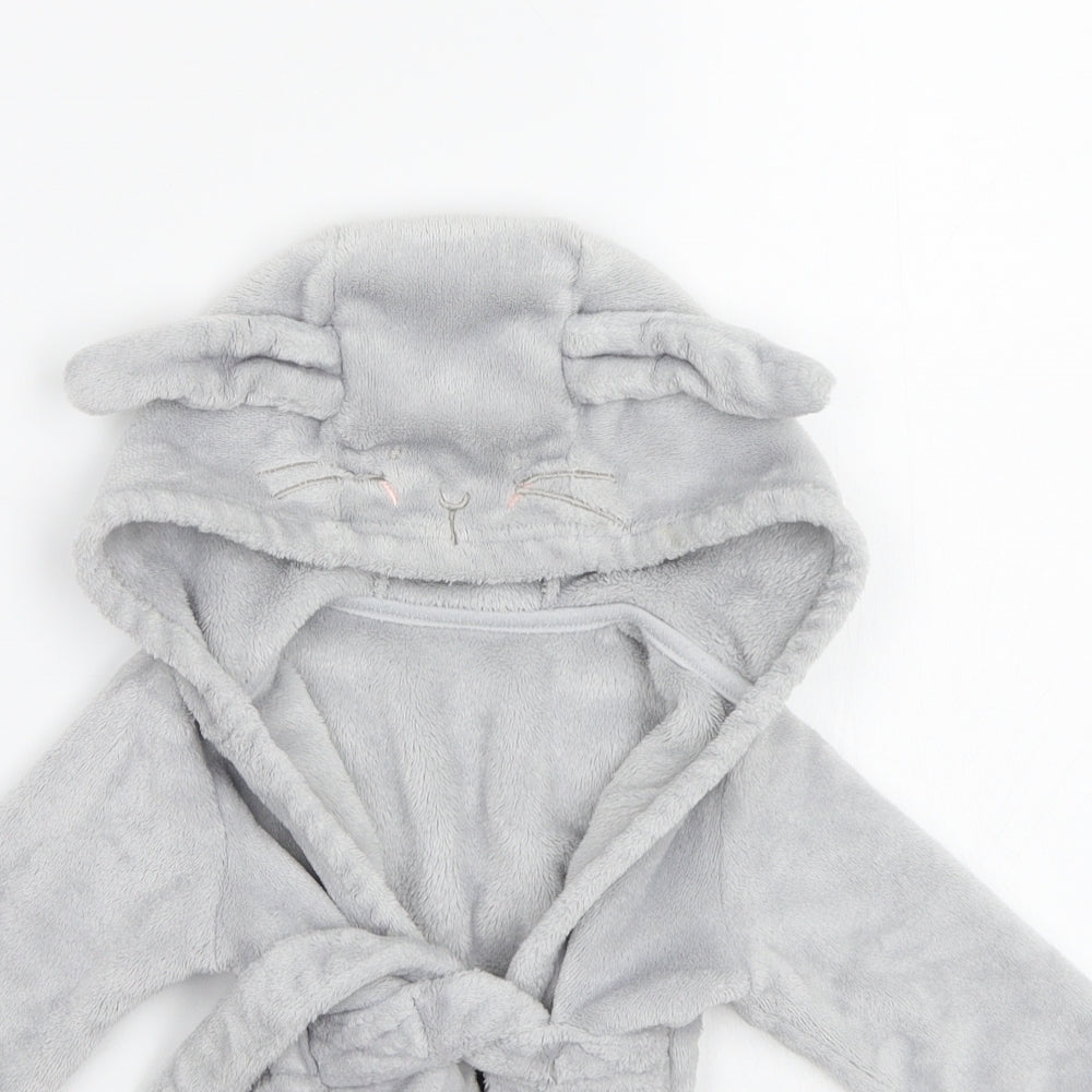 George Girls Grey   Babydoll Gown Size 9-12 Months