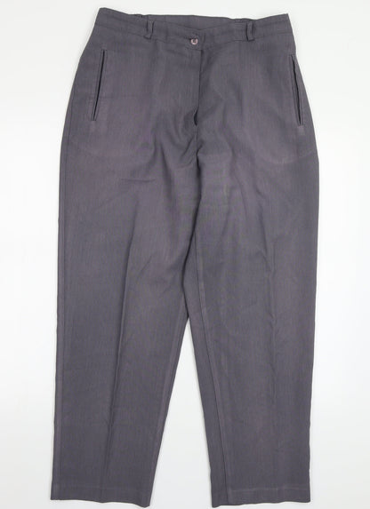 Alia Womens Grey   Trousers  Size 38 L26 in