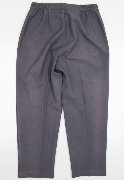 Alia Womens Grey   Trousers  Size 38 L26 in