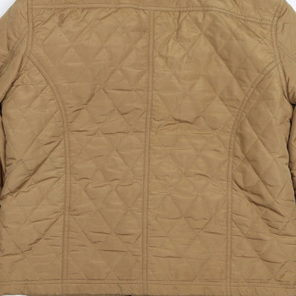 PARISIAN SIGNATURE Womens Brown   Jacket Coat Size 12