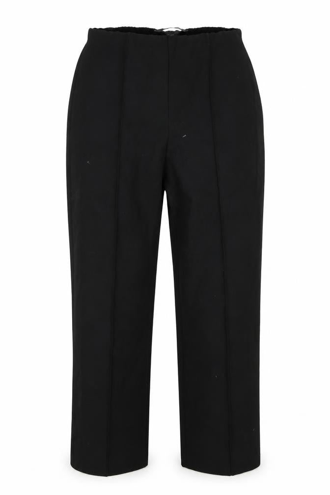 Womens UK Size 12 Preworn Regular Fit  Black Trousers