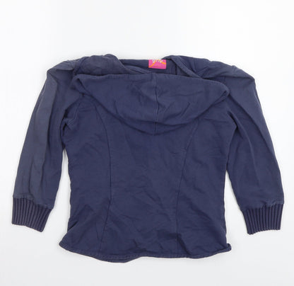 Due Womens Blue   Jacket Coat Size 10