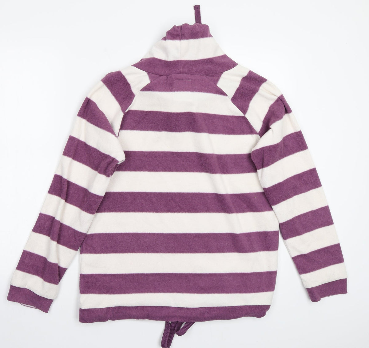Store Twenty One Womens White Striped Pullover Jumper Size 10