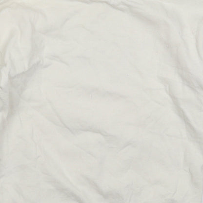 H&M Womens White   Pullover Sweatshirt Size S