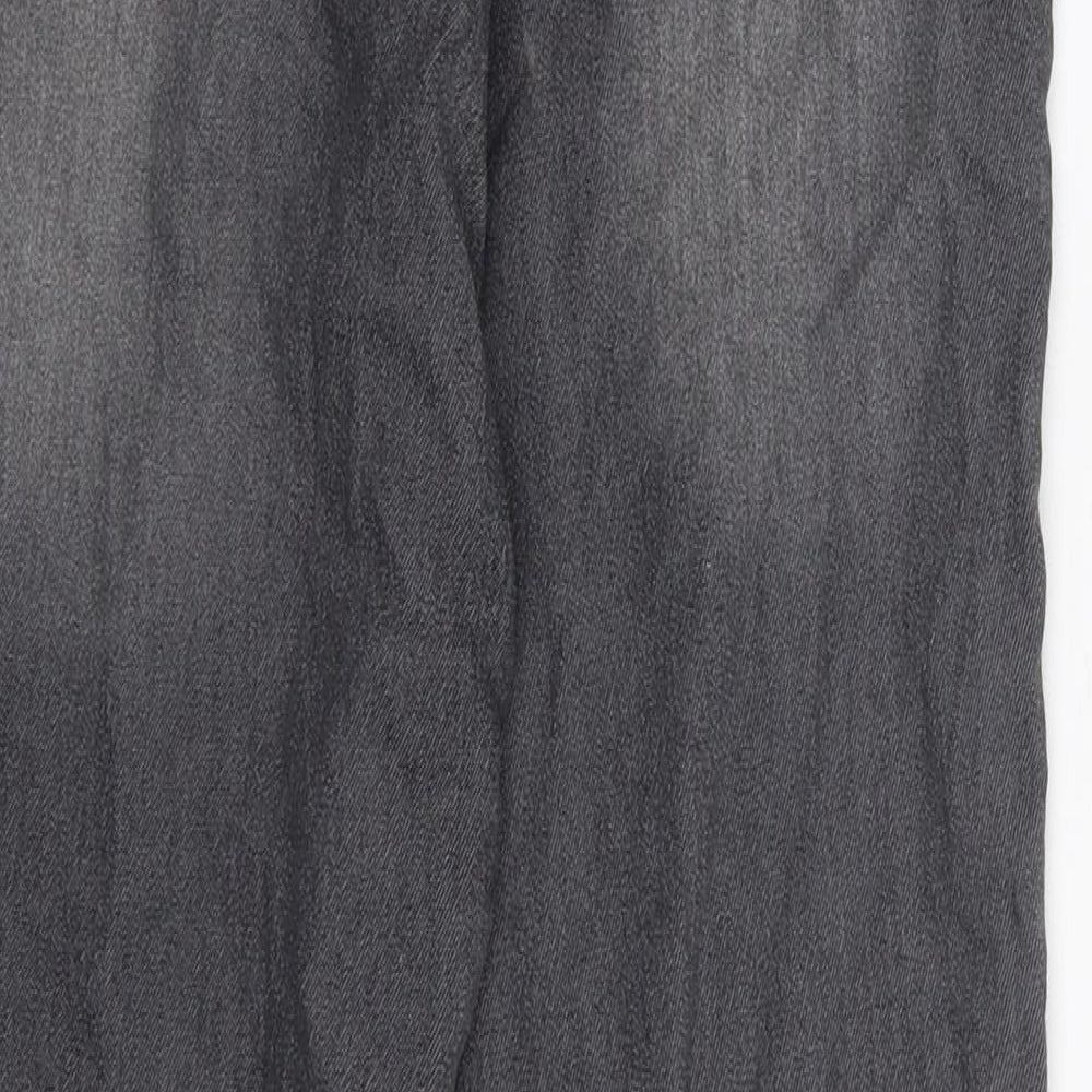 PRETTYLITTLETHING Womens Grey  Denim Jegging Jeans Size 10 L27 in