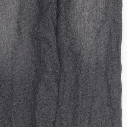 PRETTYLITTLETHING Womens Grey  Denim Jegging Jeans Size 10 L27 in