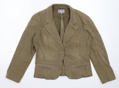 Womens UK Size 12 Per Una Beige Jacket