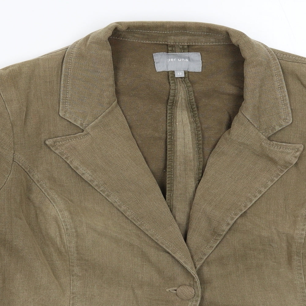 Womens UK Size 12 Per Una Beige Jacket