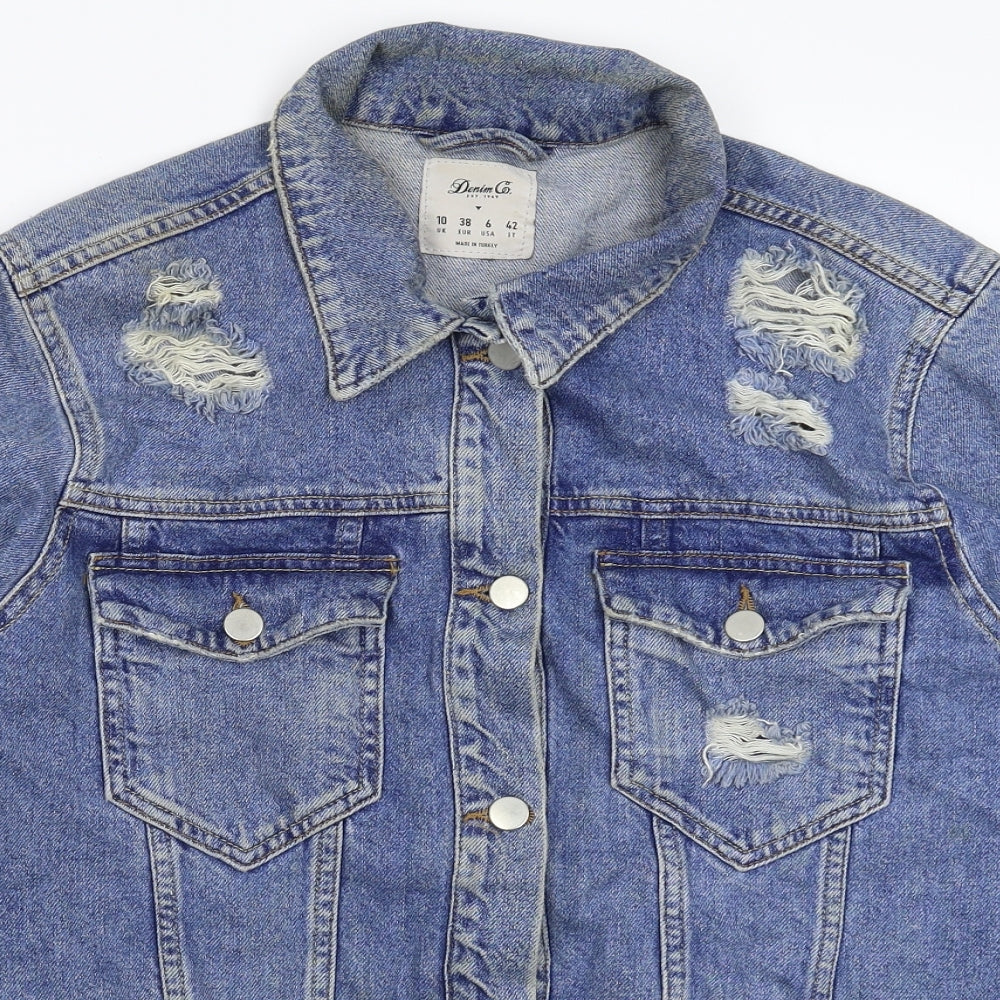 Womens UK Size 10 Denim & Co. Blue Jacket