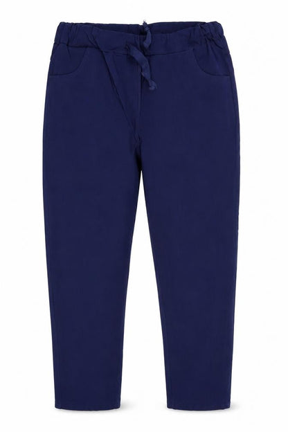 Womens UK Size 34 in Preworn Slim Fit  Blue Trousers
