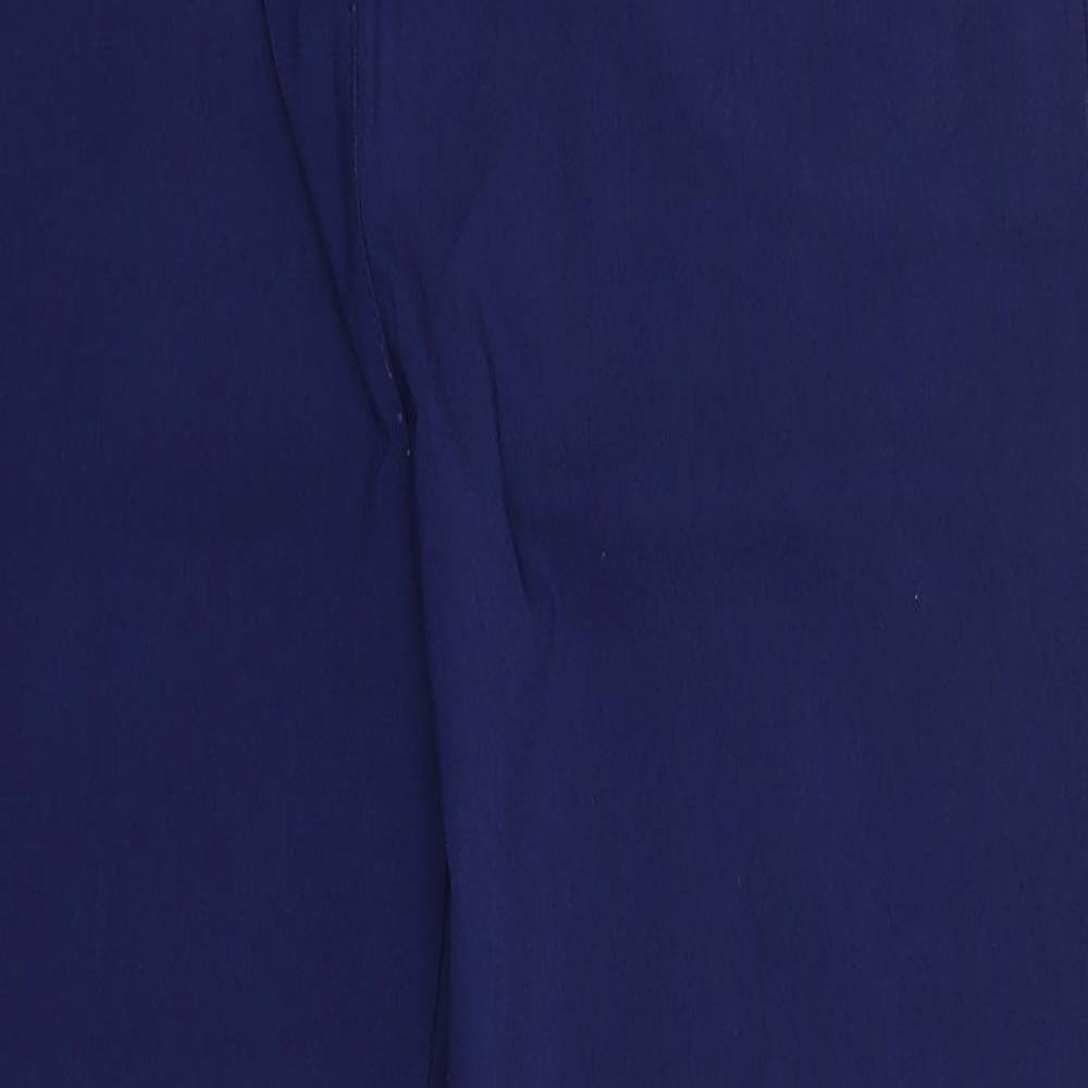 Womens UK Size 34 in Preworn Slim Fit  Blue Trousers