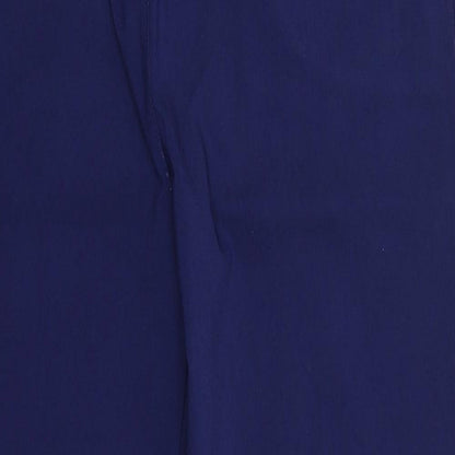 Womens UK Size 34 in Preworn Slim Fit  Blue Trousers