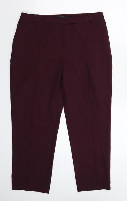 George Womens Brown   Dress Pants Trousers Size 32 in L27 in
