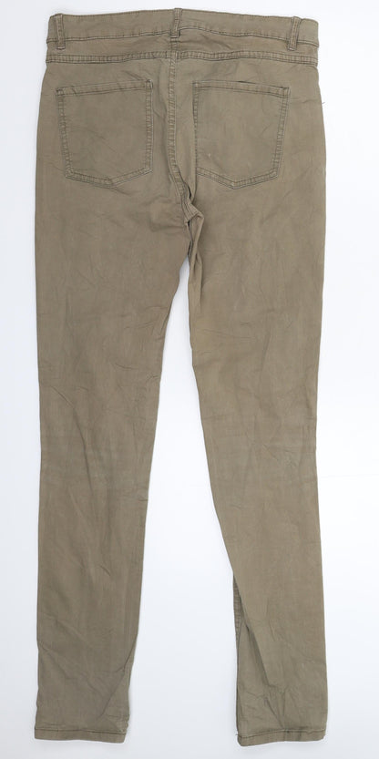 Womens UK Size 32 in Monki Extra-Slim Fit  Grey Trousers