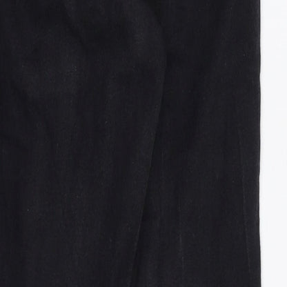 H&M Womens Black  Denim Skinny Jeans Size 26 in L28 in