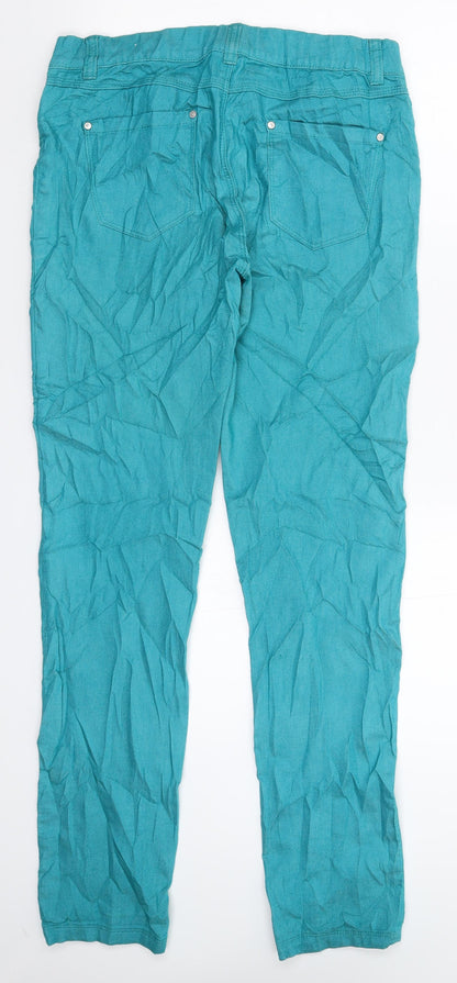 Womens UK Size 32 in Preworn Extra-Slim Fit Jegging Green Jeans
