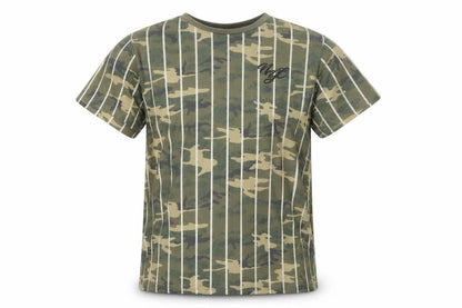 Primark Boys Green Striped  Basic T-Shirt Size 9-10 Years
