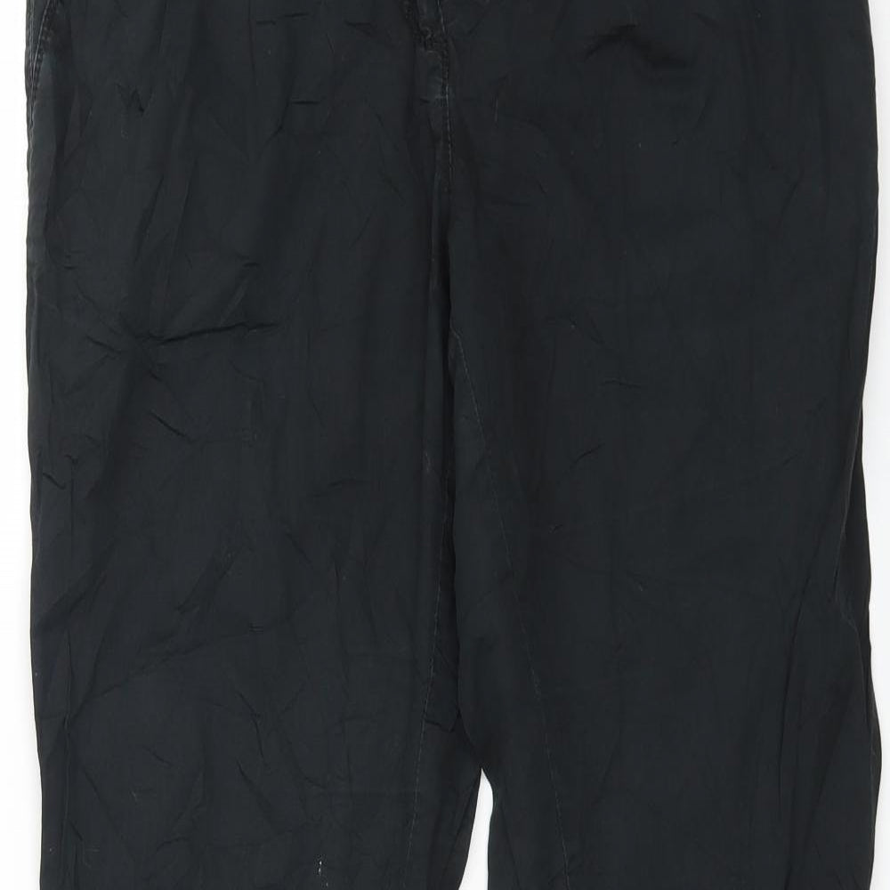 Womens UK Size 33 in Promod Regular Fit  Black Trousers
