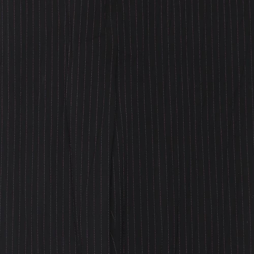 Womens UK Size 16 River Island Regular Fit  Black Trousers