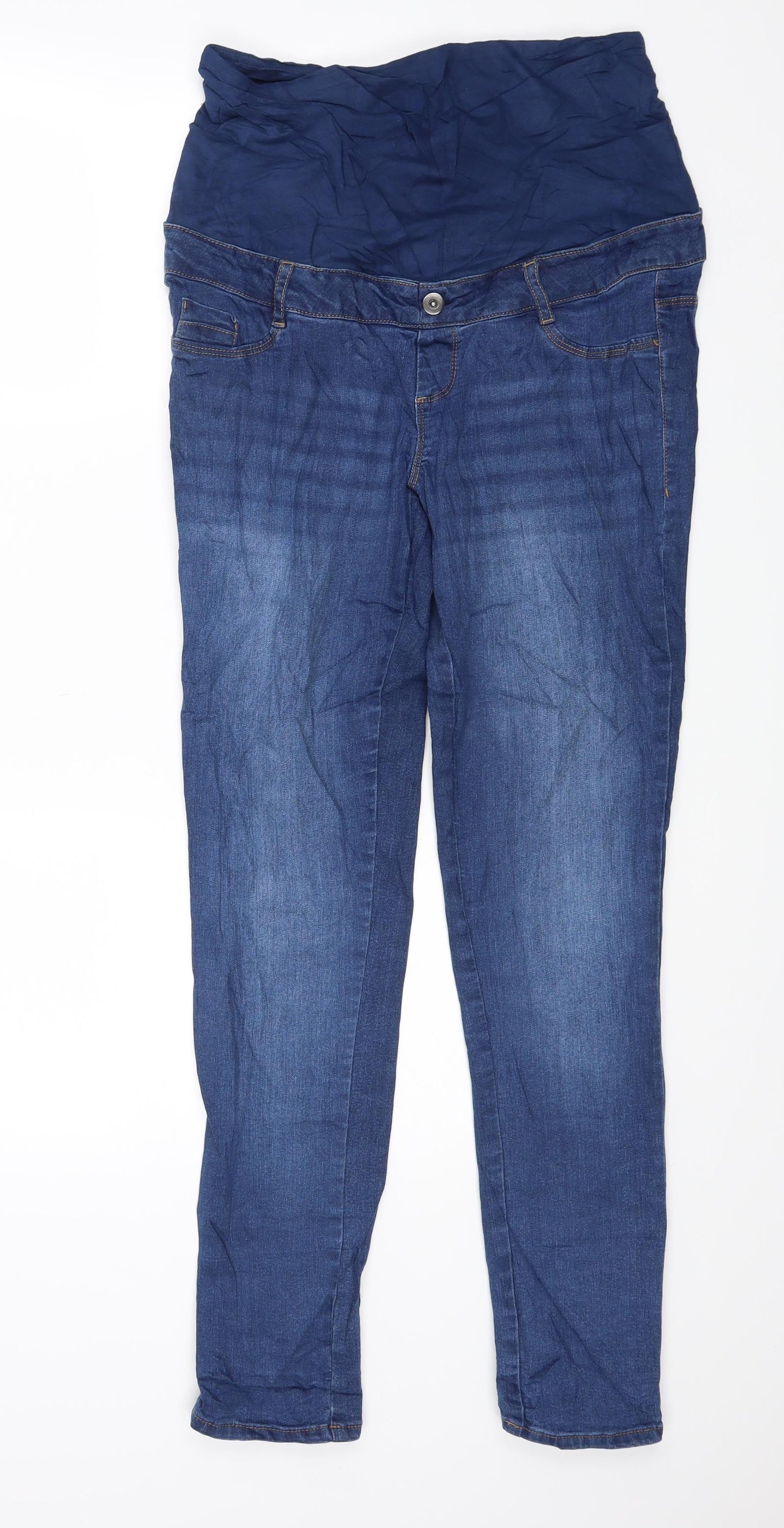 Dorothy Perkins Womens Blue  Denim Skinny Jeans Size 10 L27 in