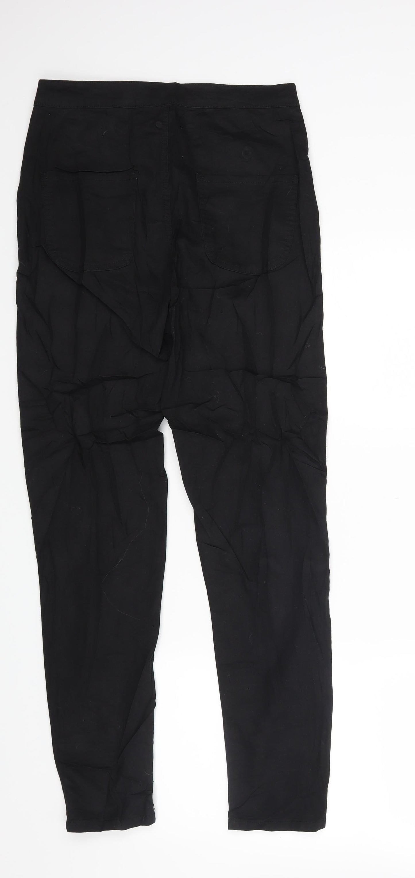 PRETTYLITTLETHING Womens Black  Denim Skinny Jeans Size 10 L27 in