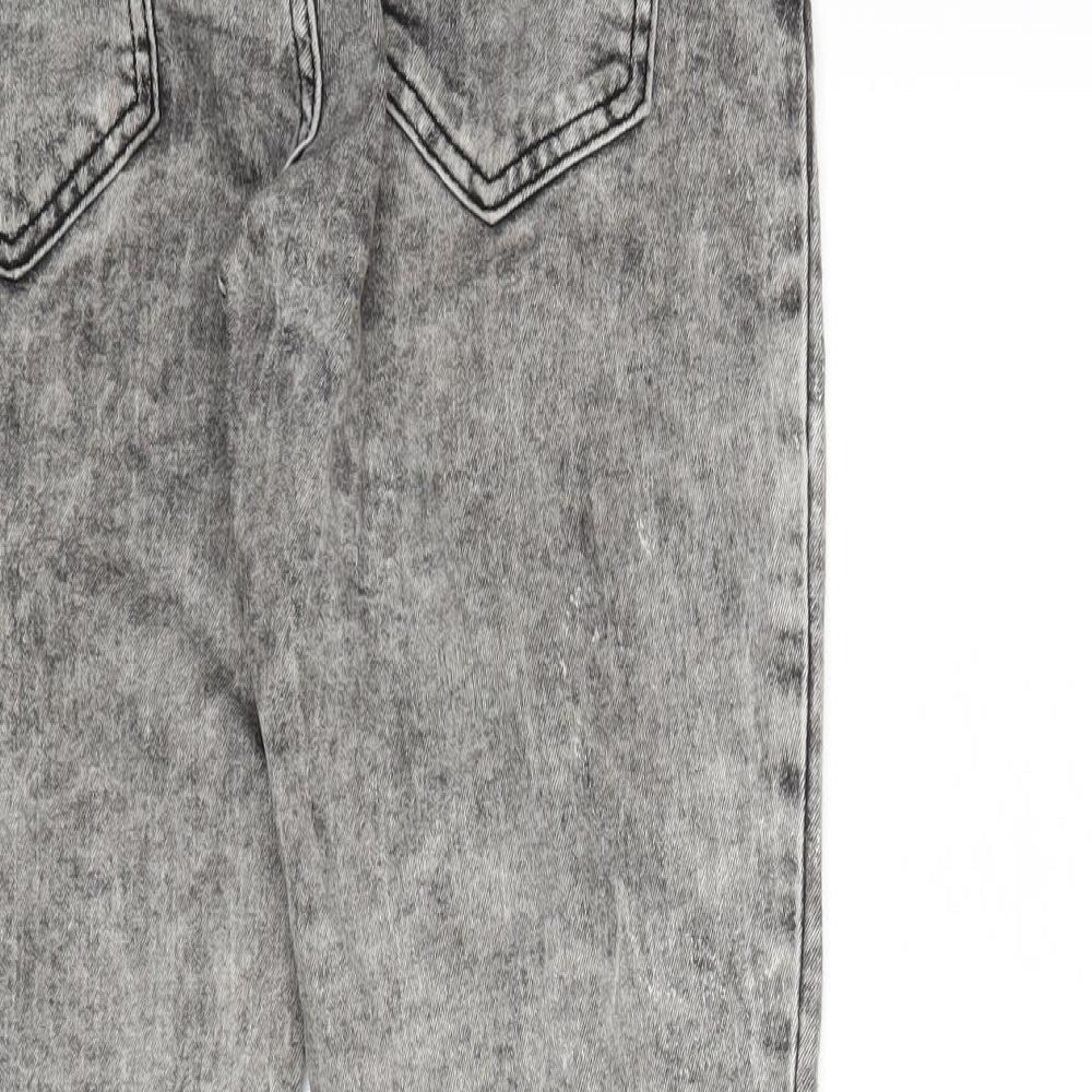 Womens UK Size 28 in NEXT Regular Fit Cropped Red Jeans