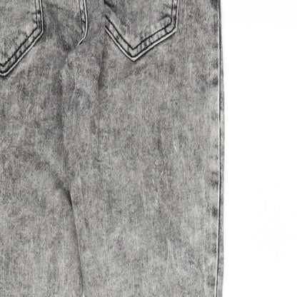 Womens UK Size 28 in NEXT Regular Fit Cropped Red Jeans