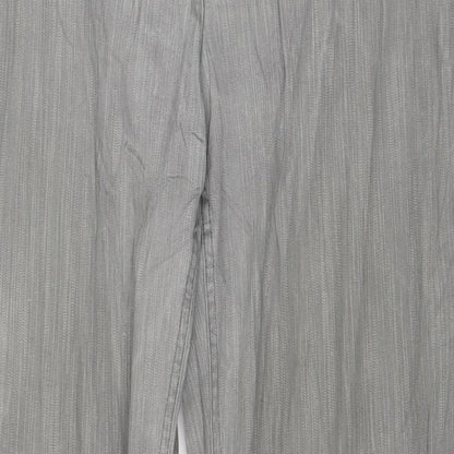 Yessica Womens Grey  Denim Straight Jeans Size 14 L28 in