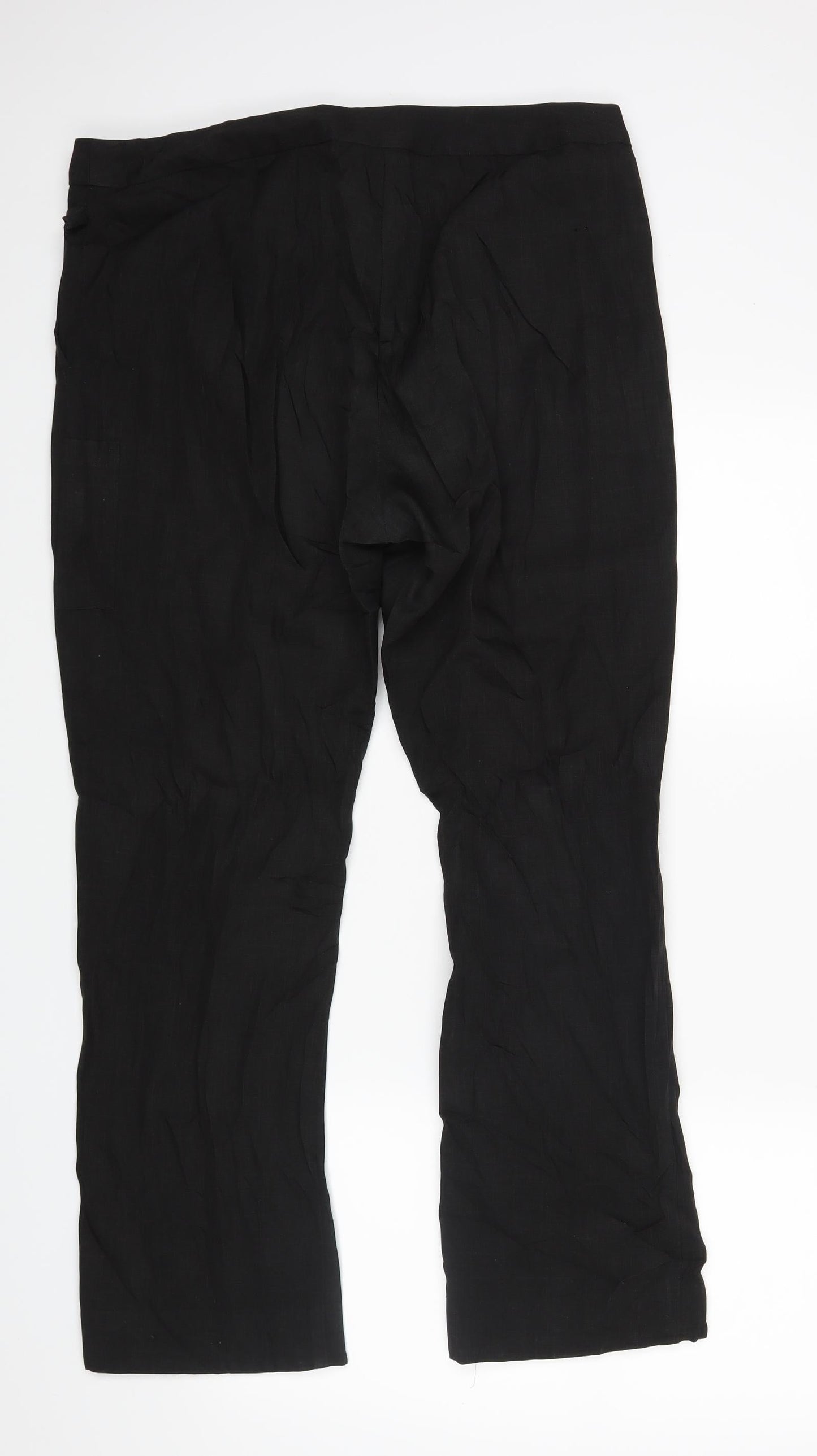 Dimentions Womens Black   Trousers  Size 14 L25 in