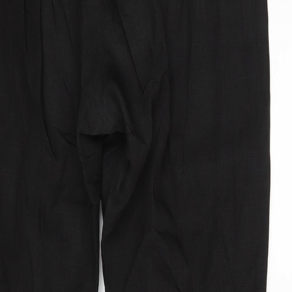 Dimentions Womens Black   Trousers  Size 14 L25 in