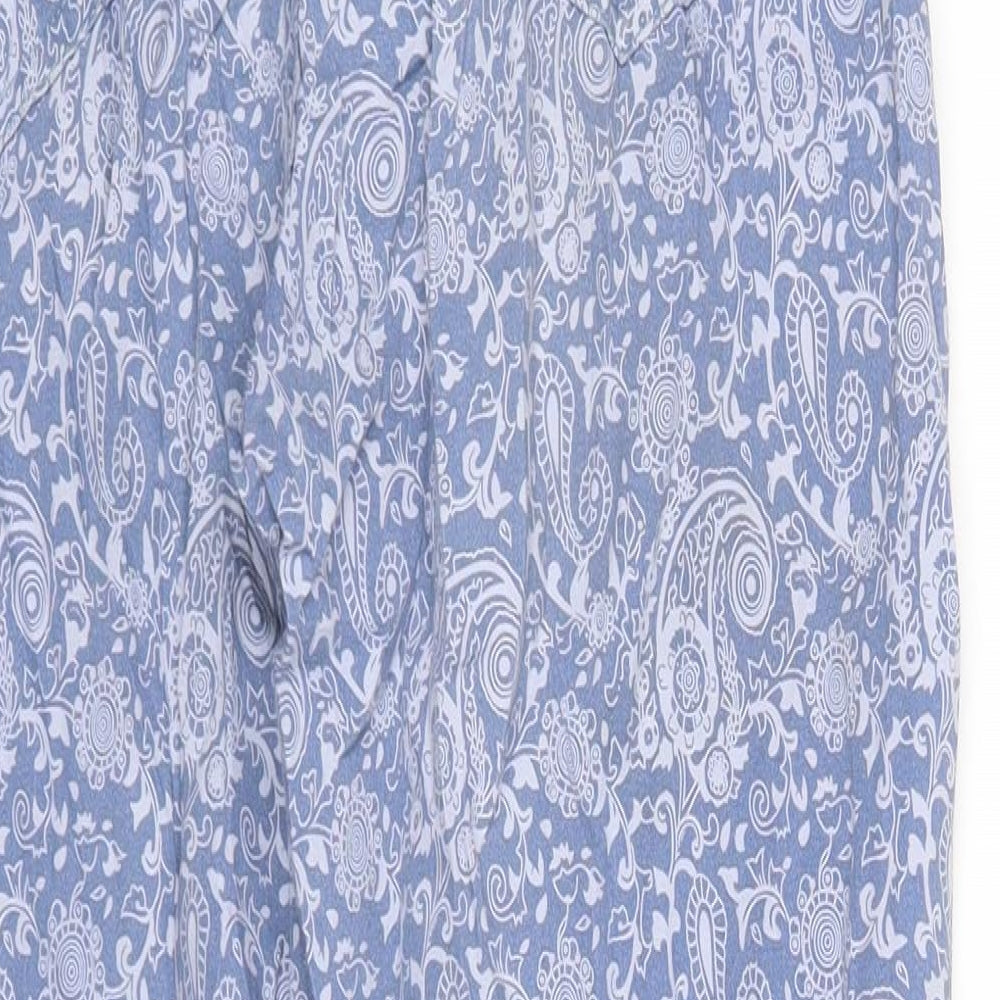 Lottie Womens Blue Floral Denim Skinny Jeans Size 12 L27 in