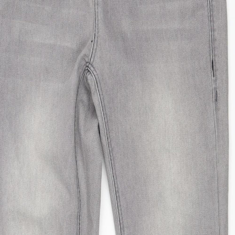 Primark Womens Grey  Denim Skinny Jeans Size 8 L27 in