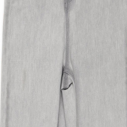 Missguided Womens Grey  Denim Skinny Jeans Size 8 L25 in