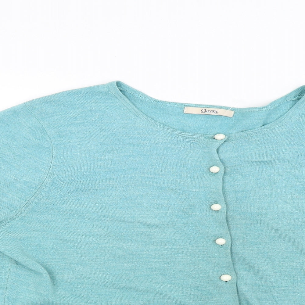 Classic Womens Green   Pullover Jumper Size 16